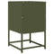 vidaXL Bedside Cabinet Olive Green 36x39x60.5 cm Cold-rolled Steel