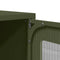 vidaXL Bedside Cabinet Olive Green 36x39x60.5 cm Cold-rolled Steel
