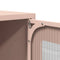 vidaXL Highboard Pink 68x39x107 cm Steel