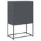 vidaXL Highboard Anthracite 68x39x107 cm Steel