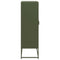 vidaXL Highboard Olive Green 68x39x123 cm Steel