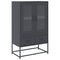 vidaXL Highboard Anthracite 68x39x111.5 cm Steel