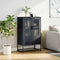 vidaXL Highboard Anthracite 68x39x111.5 cm Steel