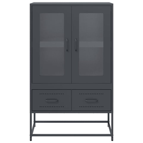 vidaXL Highboard Anthracite 68x39x111.5 cm Steel