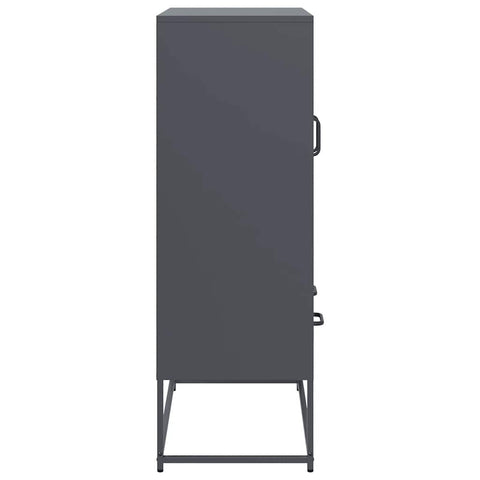 vidaXL Highboard Anthracite 68x39x111.5 cm Steel