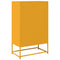 vidaXL Highboard Mustard Yellow 68x39x111.5 cm Steel