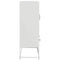 vidaXL Highboard White 68x39x111.5 cm Steel