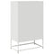 vidaXL Highboard White 68x39x111.5 cm Steel