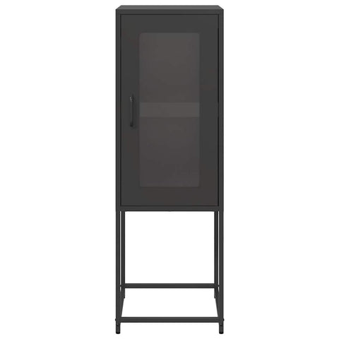 vidaXL Sideboard Black 36x39x107 cm Cold-rolled Steel