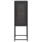 vidaXL Sideboard Black 36x39x107 cm Cold-rolled Steel