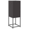 vidaXL Sideboard Black 36x39x107 cm Cold-rolled Steel