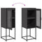 vidaXL Sideboard Black 36x39x107 cm Cold-rolled Steel
