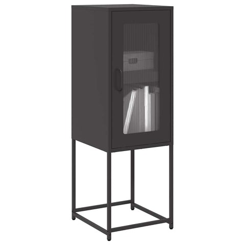 vidaXL Sideboard Black 36x39x107 cm Cold-rolled Steel