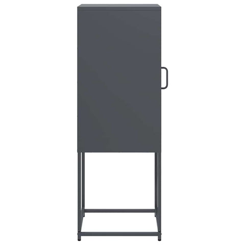 vidaXL Sideboard Anthracite 36x39x107 cm Cold-rolled Steel