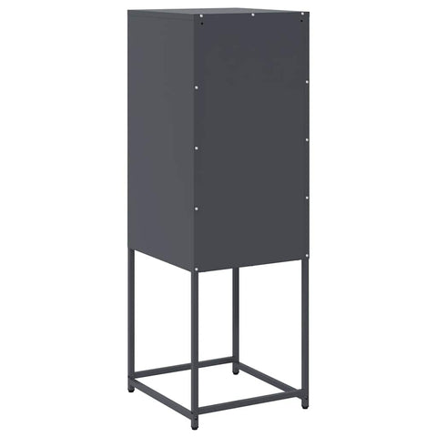 vidaXL Sideboard Anthracite 36x39x107 cm Cold-rolled Steel
