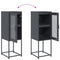vidaXL Sideboard Anthracite 36x39x107 cm Cold-rolled Steel