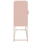 vidaXL Sideboard Pink 100.5x39x107 cm Cold-rolled Steel