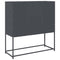 vidaXL Sideboard Anthracite 100.5x39x107 cm Cold-rolled Steel
