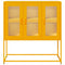 vidaXL Sideboard Mustard Yellow 100.5x39x107 cm Cold-rolled Steel