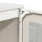 vidaXL Sideboard White 100.5x39x107 cm Cold-rolled Steel