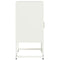 vidaXL Bedside Cabinet White 36x39x78 cm Cold-rolled Steel