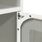 vidaXL Bedside Cabinet White 36x39x78 cm Cold-rolled Steel