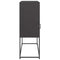 vidaXL Sideboard Black 100.5x39x107 cm Cold-rolled Steel