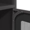 vidaXL Sideboard Black 100.5x39x107 cm Cold-rolled Steel