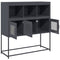 vidaXL Sideboard Anthracite 100.5x39x107 cm Cold-rolled Steel