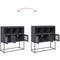 vidaXL Sideboard Anthracite 100.5x39x107 cm Cold-rolled Steel