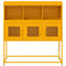 vidaXL Sideboard Mustard Yellow 100.5x39x107 cm Cold-rolled Steel