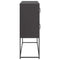 vidaXL Sideboard Black 100.5x39x107 cm Cold-rolled Steel