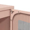 vidaXL Sideboard Pink 100.5x39x107 cm Cold-rolled Steel