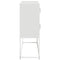 vidaXL Sideboard White 100.5x39x107 cm Cold-rolled Steel