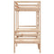 vidaXL Loft Bed Frame with Desk and Chairs 90x200cm Solid Wood Pine