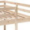 vidaXL Triple Bunk Bed Frame 140x200/70x140 cm Solid Wood Pine