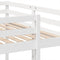 vidaXL Triple Bunk Bed Frame White 160x200/80x160 cm Solid Wood Pine