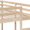 vidaXL Triple Bunk Bed Frame 200x200/80x200 cm Solid Wood Pine