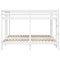 vidaXL Triple Bunk Bed Frame White 200x200/80x200 cm Solid Wood Pine
