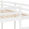 vidaXL Triple Bunk Bed Frame White 200x200/80x200 cm Solid Wood Pine