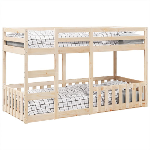 vidaXL Bunk Bed 80x200 cm Solid Wood Pine