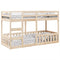 vidaXL Bunk Bed 80x200 cm Solid Wood Pine