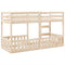 vidaXL Bunk Bed 80x200 cm Solid Wood Pine