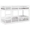 vidaXL Bunk Bed White 80x200 cm Solid Wood Pine