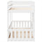 vidaXL Bunk Bed White 80x200 cm Solid Wood Pine