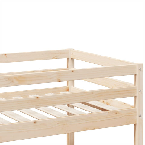 vidaXL Bunk Bed 90x200 cm Solid Wood Pine