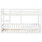 vidaXL Bunk Bed White 90x200 cm Solid Wood Pine