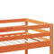 vidaXL Bunk Bed Wax Brown 90x200 cm Solid Wood Pine