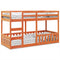 vidaXL Bunk Bed Wax Brown 90x200 cm Solid Wood Pine