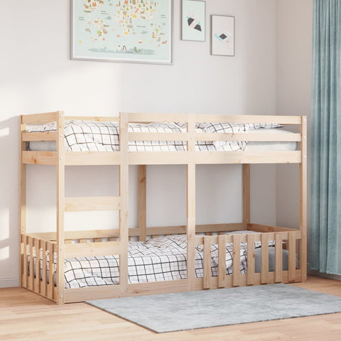 vidaXL Bunk Bed 90x190 cm Solid Wood Pine